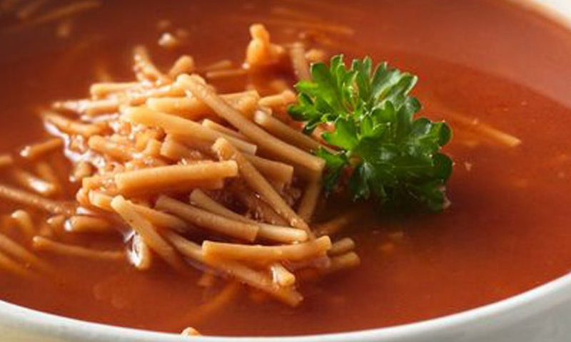 سوپ گوجه‌فرنگی ایتالیایی