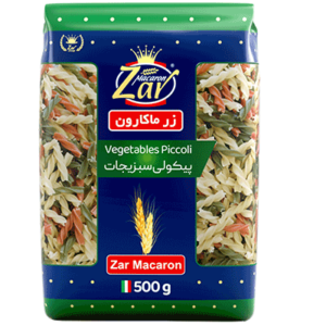 پاستا پیکولی سبزیجات زرماکارون - 500 گرم