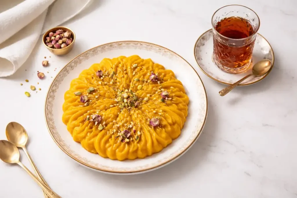 حلوای کجلسی زعفرانی