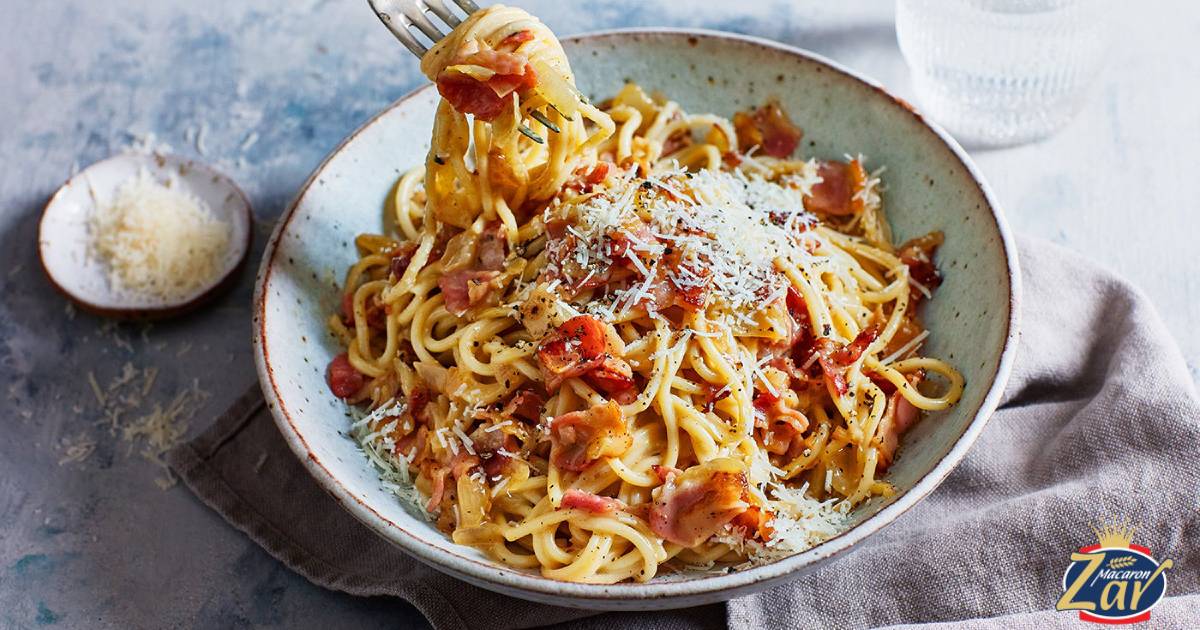 رسپی اسپاگتی کاربونارا