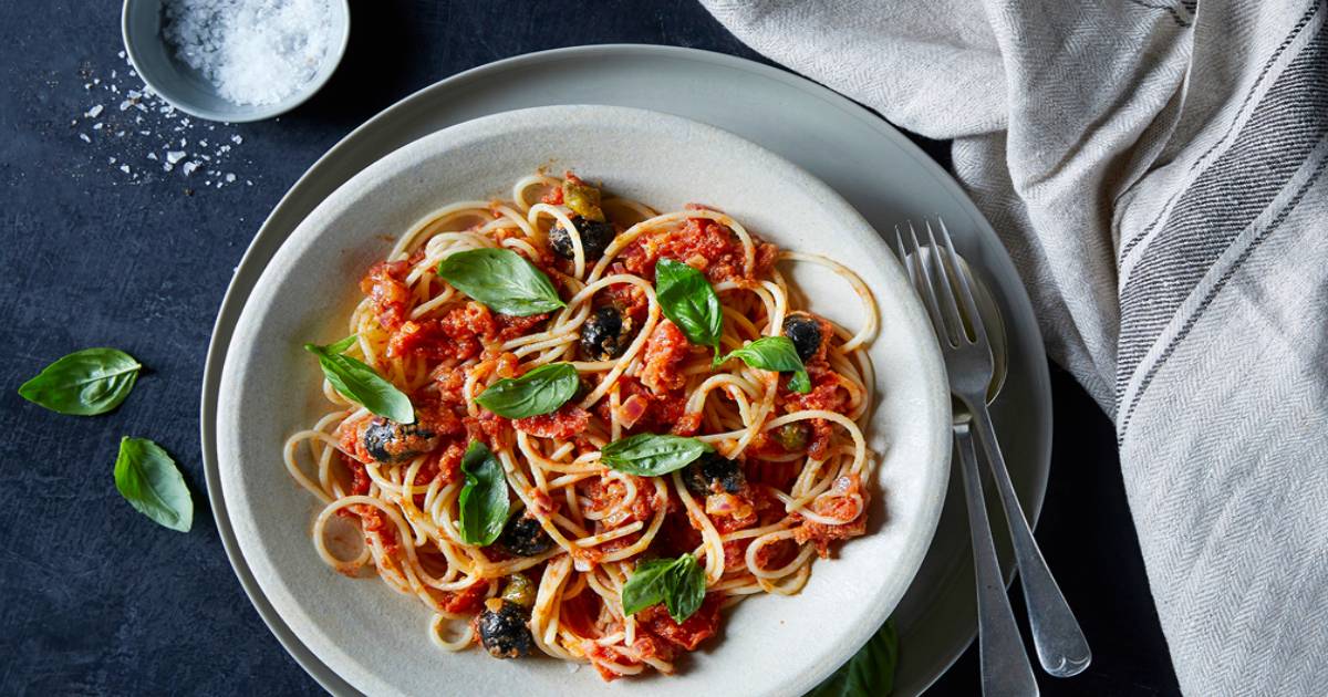 روش سرو پاستا