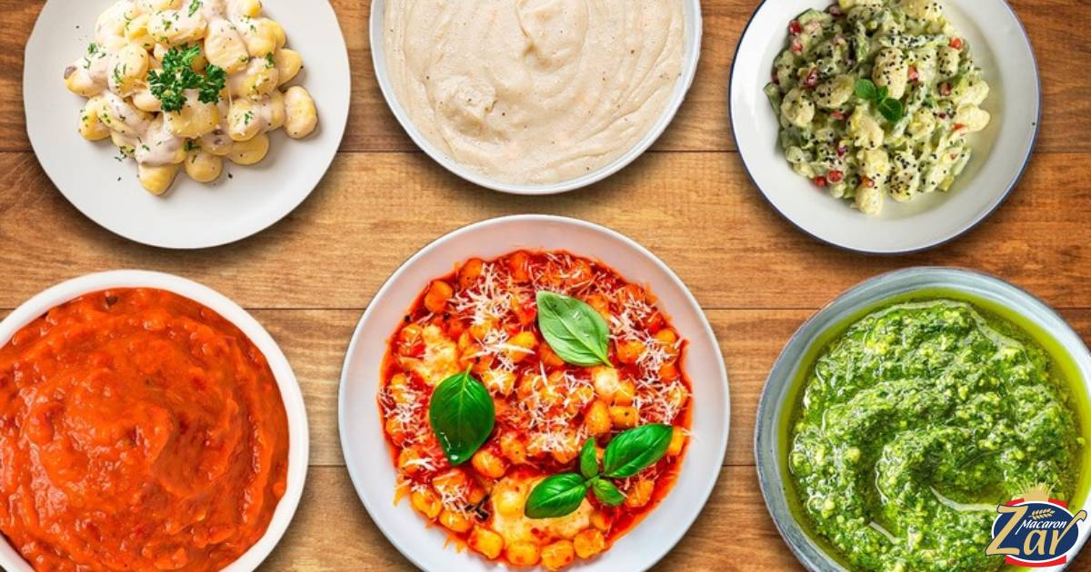 انتخاب در ترکیب سس و پاستا