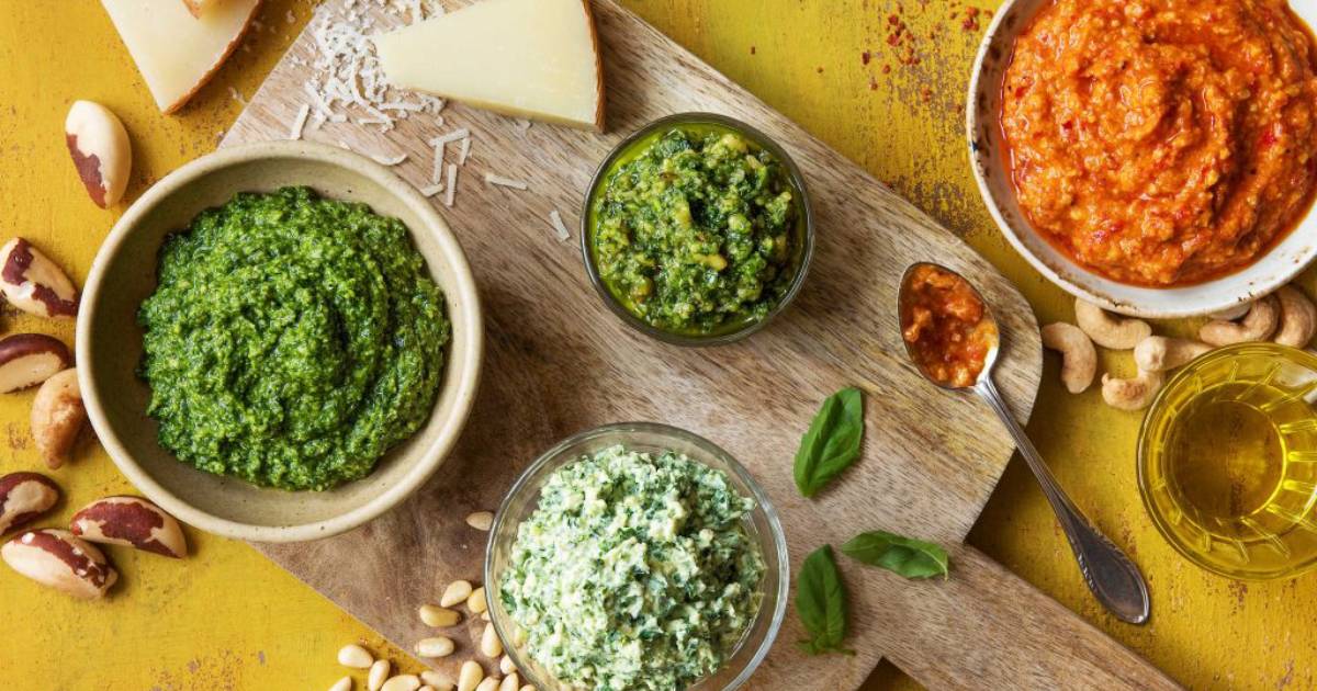 انواع سس پستو