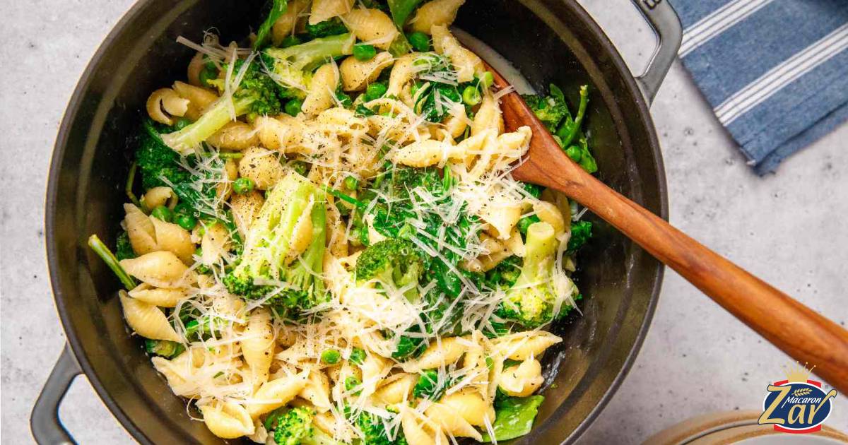 پاستا با سبزیجات