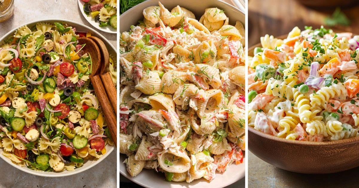 فرم ماکارونی در سالاد