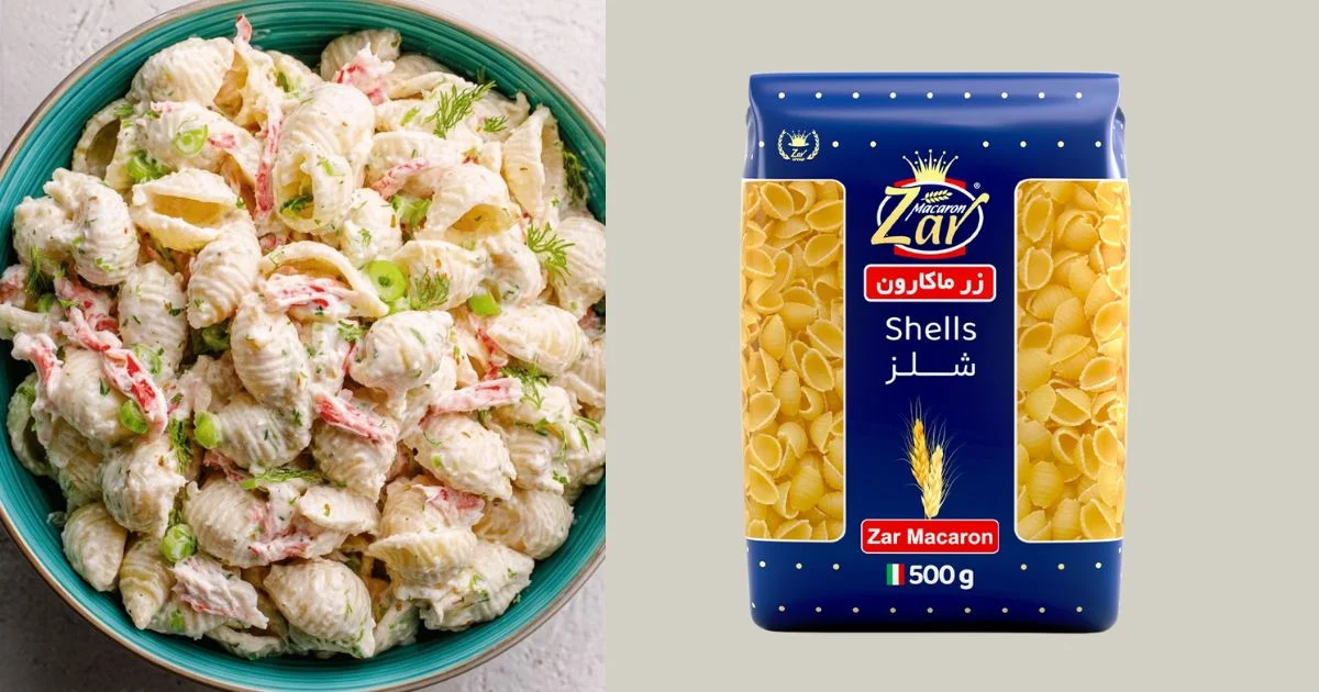 ماکارونی صدفی برای سالاد ماکارونی