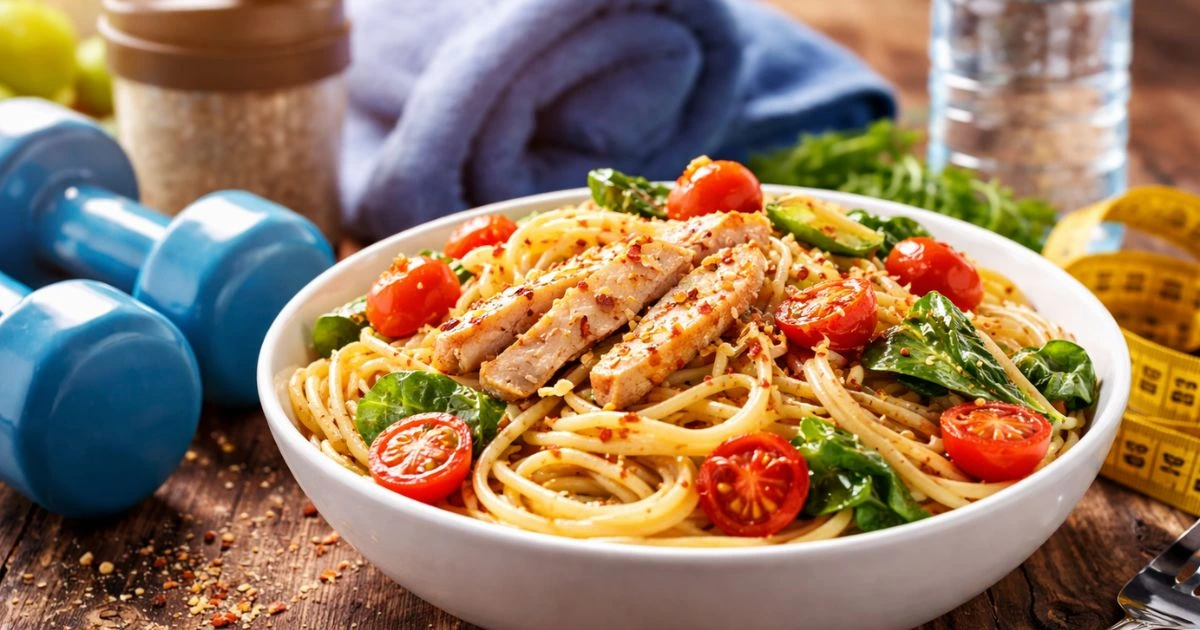 پاستا قبل یا بعد از ورزش بخوریم