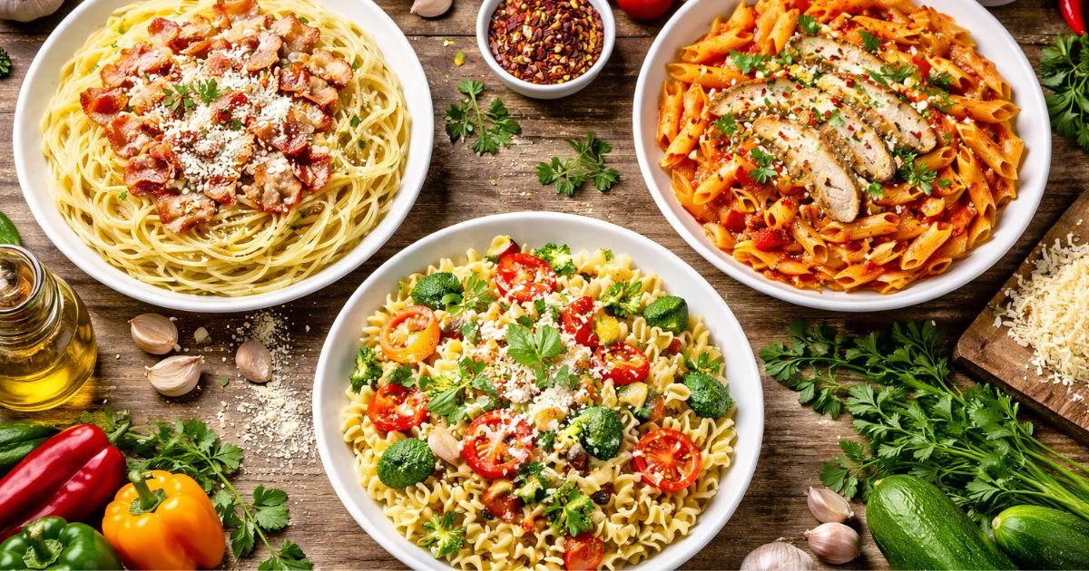 پاستای ساده و اقتصادی