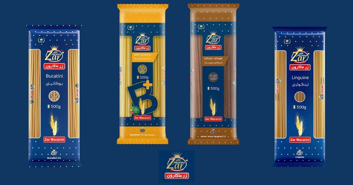 انواع مدل اسپاگتی زر