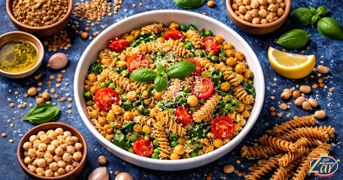 رسپی پاستا با حبوبات