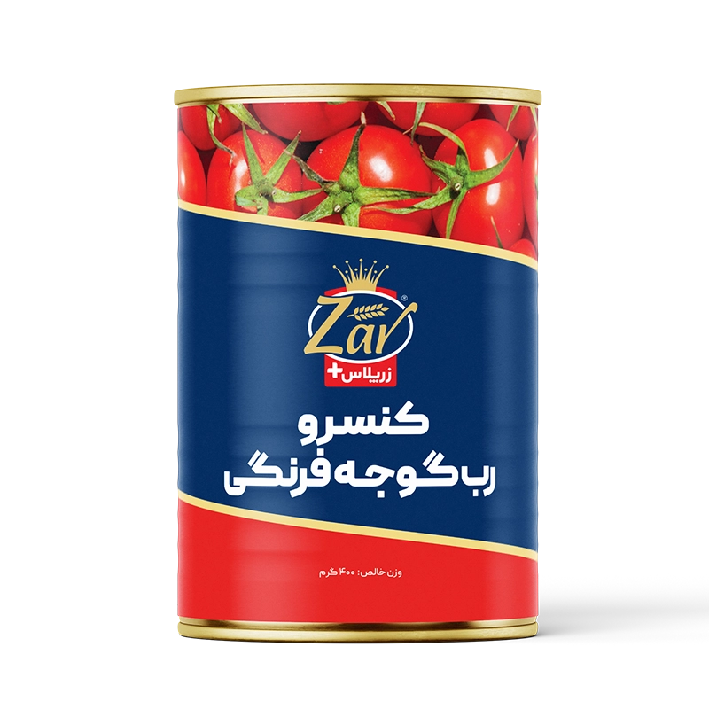 رب گوجه 400 گرمی زرپلاس