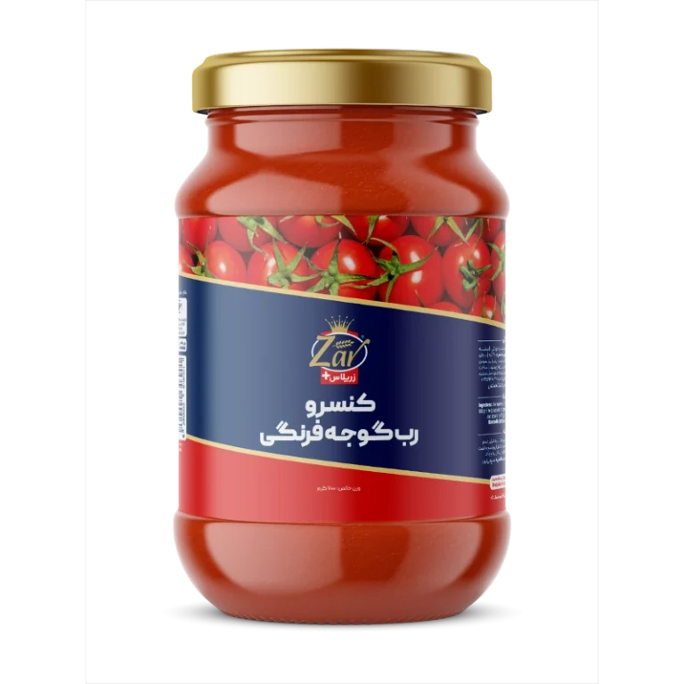 رب گوجه ۷۰۰ گرمی زرپلاس