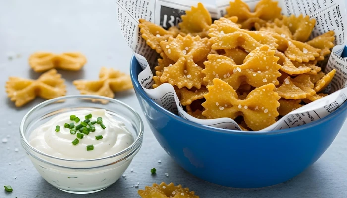 طرز تهیه چیپس ماکارونی ترد و خوشمزه